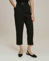 Pantalón Cropped Cinturón,NEGRO